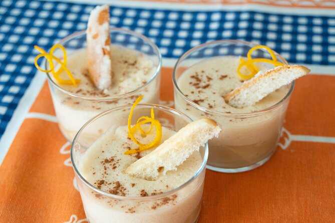 Any Day is Sunday: Paella Cooking Class with Tapas and Sangria - The Sunday finish: orxata mousse with farton