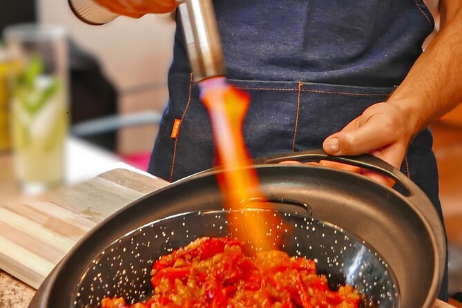 Award-Winning Paella & Market in Small Group with Chef Jordi - Sangria workshop and homemade tapas: the warm-up before the main event