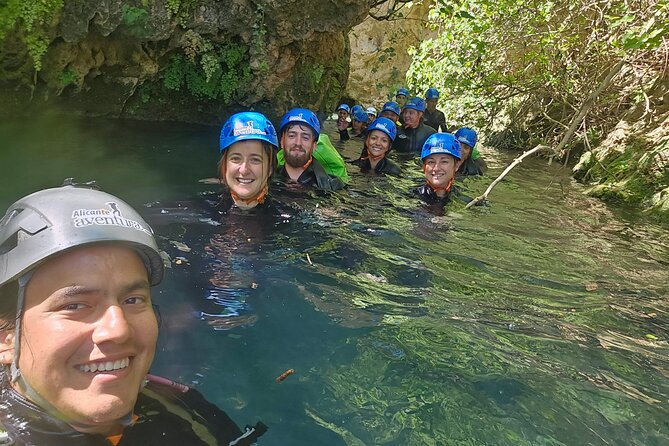 Canyoning experience in Barranco del Gorgo de la Escalera - The flow of your canyon day: jumps, pools, slide, and that waterfall abseil