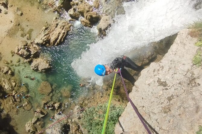 Canyoning experience in Barranco del Gorgo de la Escalera - The hardest part isn’t the rappel: plan for the climb back up