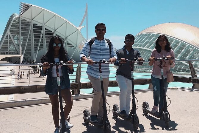 E-scooter City of Arts and Sciences Private Tour - Price and value: $65.53 for two hours of major-sightseeing power