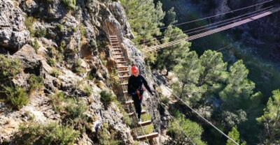 Enguera - The 70m Zip Line Over the Ravine: The Main Event