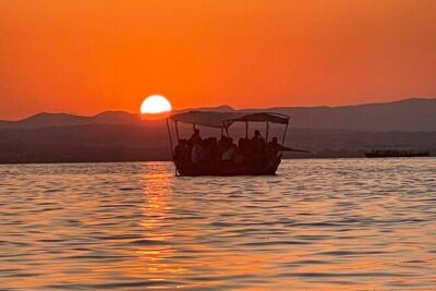 Excursion to the lagoon, sunset and boat ride. - El Palmar before the boat: canals, rice fields, and the taste of the real region