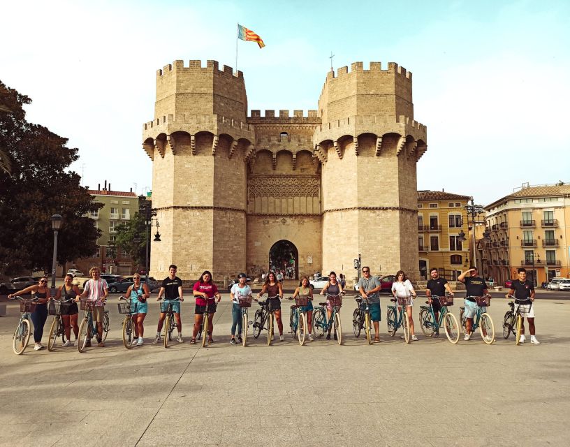 Valencia: 3-Hour Guided City Sightseeing & Beaches Bike Tour - Getting Started Behind the Torres de Serranos