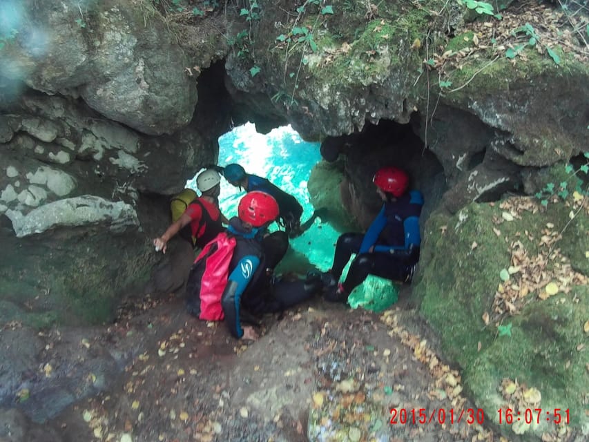 Valencia Canyoning. Experience for everyone - Rappels, jumps, and a 25 m waterfall finish