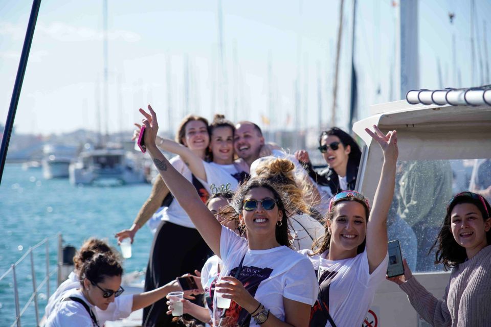 Valencia: Catamaran Party Boat - What Happens During 1.5 to 3 Hours at Sea