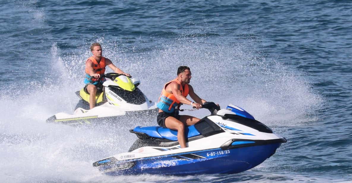 Valencia: Excursión en Moto de Agua + Paddle Surf - The flow of the excursion: instruction, jet ski time, and a guided check