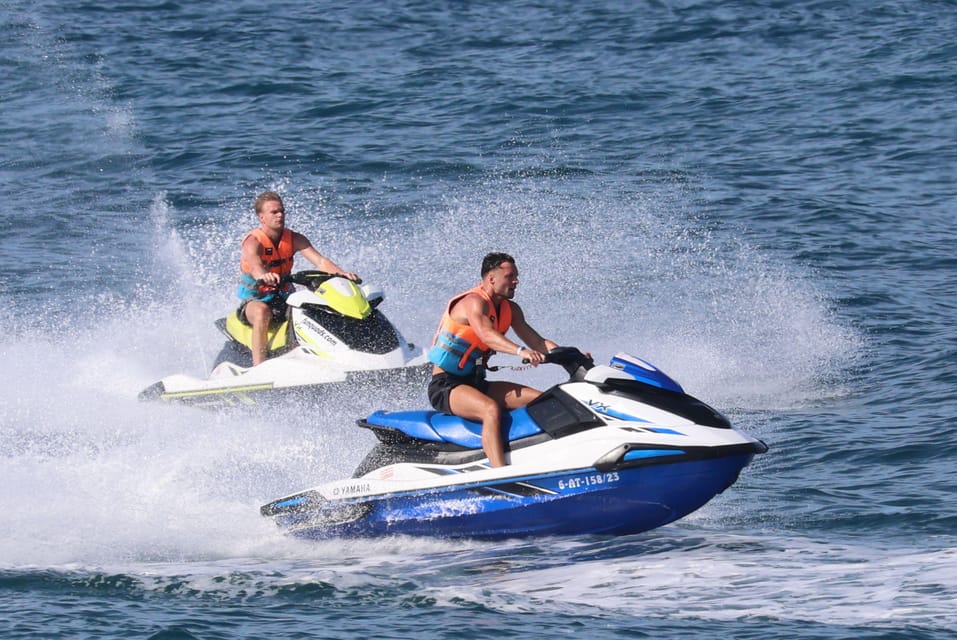 Valencia: Excursión en Moto de Agua + Paddle Surf - Timing and ride length: 30 minutes vs 1 hour