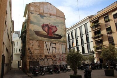 Valencia Street Art | Private Tour by Bike or Electric Ride - Rolling out of Ciutat Vella at Carrer de l’Herba (Fast)