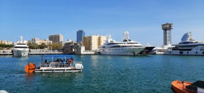 Valencia: Water Beer Bike Tour - The Private Pedal Boat Layout: Deck, Seats, and Comfort