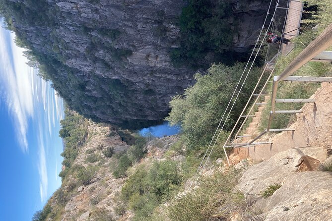 Walking Tour of the Hanging Bridges of Canyon de Turia and Chulilla Village - Dry riverbed climbing and the volcanic ravine payoff